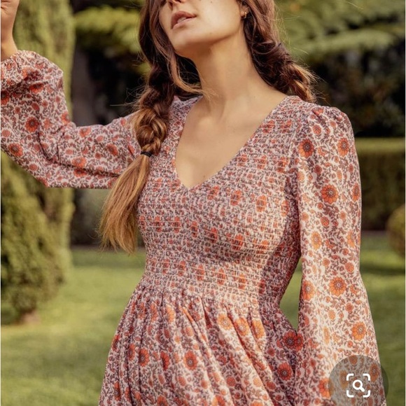 *rare* Christy Dawn Aimee in umber sunflower 🌻,M/L - Picture 1 of 11